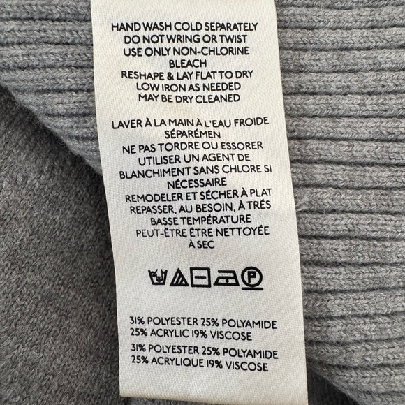 Anthropologie Charcoal Quilted Midi Dress - Picture 15 of 16